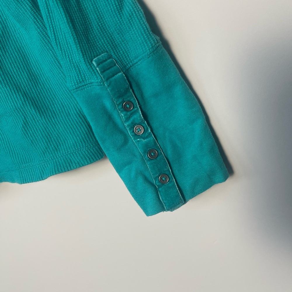 Sundance | Turquoise Long Sleeve Thermal Velvet Arm Cuffs XL - Picture 3 of 4